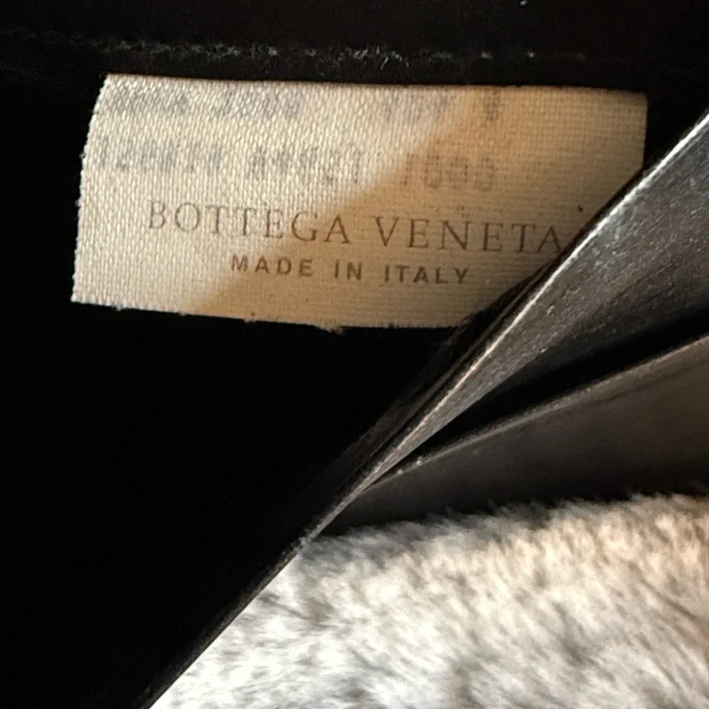 Bottega Veneta Black Woven Leather Wallet